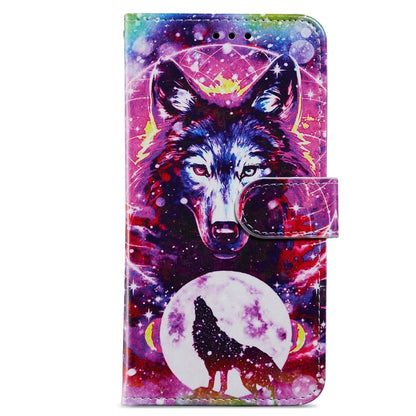 For Blackview A53 Pro Painted Pattern Horizontal Flip Leather Phone Case(Wolf Totem) - More Brand by buy2fix | Online Shopping UK | buy2fix