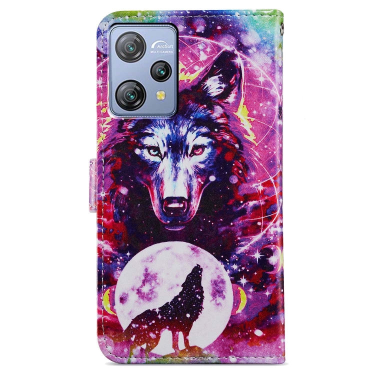 For Blackview A53 Pro Painted Pattern Horizontal Flip Leather Phone Case(Wolf Totem) - More Brand by buy2fix | Online Shopping UK | buy2fix