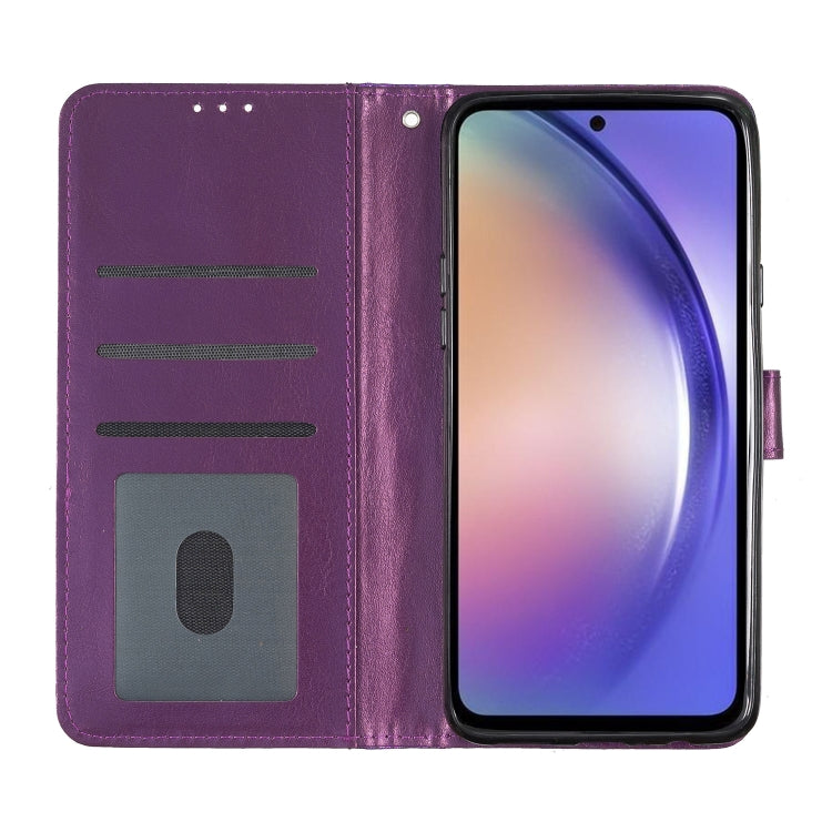 For Blackview A53 Pro Glitter Powder Flip Leather Phone Case(Purple) - More Brand by buy2fix | Online Shopping UK | buy2fix