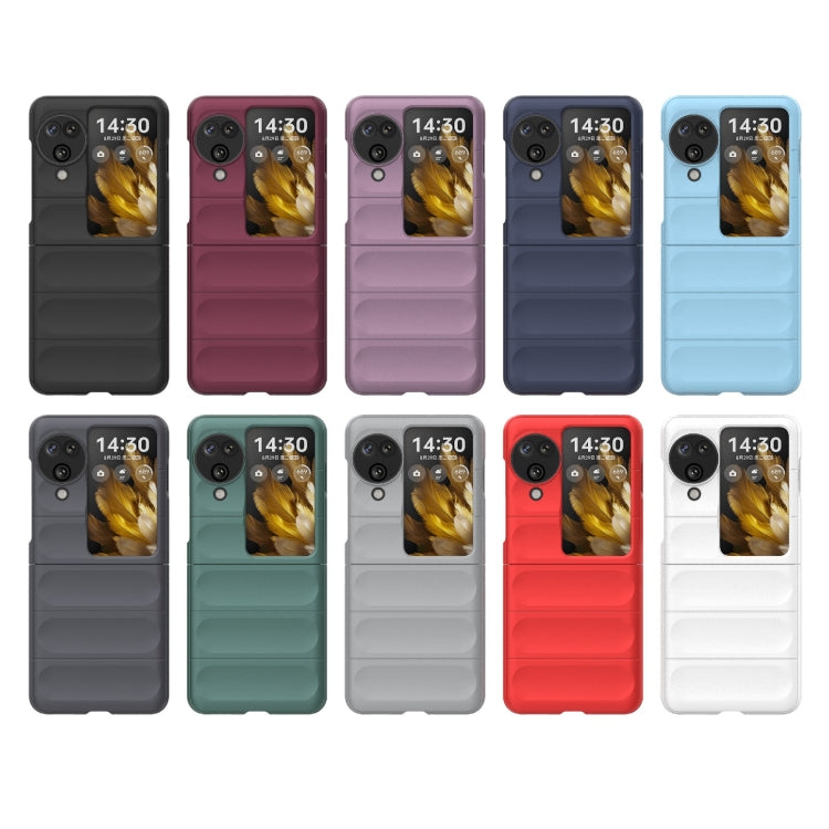 For OPPO Find N3 Flip Magic Shield Fold PC Shockproof Phone Case(Black) - Find N3 Flip Cases by buy2fix | Online Shopping UK | buy2fix