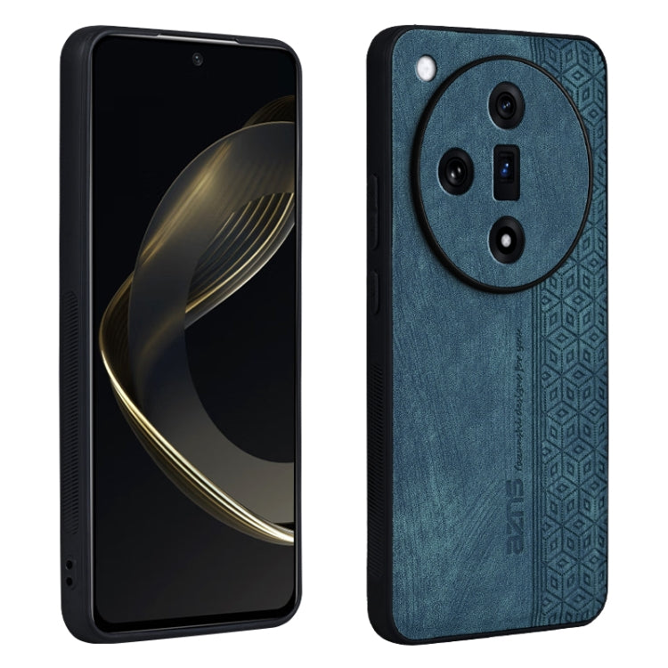 For OPPO Find X7 AZNS 3D Embossed Skin Feel Phone Case(Dark Green) - Find X7 Cases by AZNS | Online Shopping UK | buy2fix