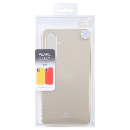 For Samsung Galaxy S24+ 5G GOOSPERY PEARL JELLY Shockproof TPU Phone Case(Gold) - Galaxy S24+ 5G Cases by GOOSPERY | Online Shopping UK | buy2fix