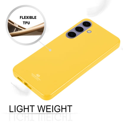 For Samsung Galaxy S24 5G GOOSPERY PEARL JELLY Shockproof TPU Phone Case(Yellow) - Galaxy S24 5G Cases by GOOSPERY | Online Shopping UK | buy2fix