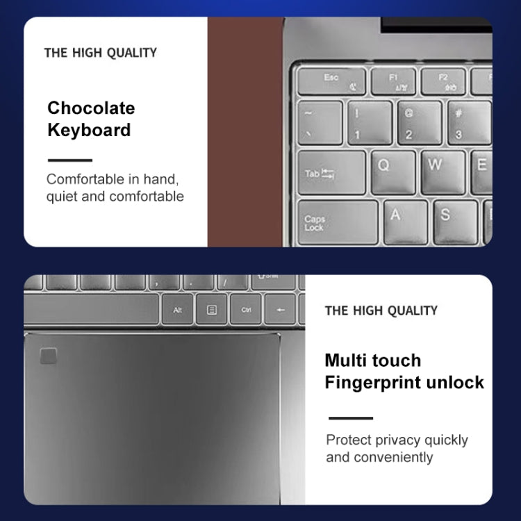 V8 15.6 inch Ultrathin Laptop, 12GB+1TB, Windows 10 Intel Jasper Lake N5095 Quad Core(Silver) - Others by buy2fix | Online Shopping UK | buy2fix