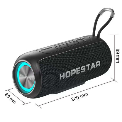 HOPESTAR P26 Outdoor Portable lPX6 Waterproof Dazzling Bluetooth Speaker(Navy Blue) - Waterproof Speaker by HOPESTAR | Online Shopping UK | buy2fix