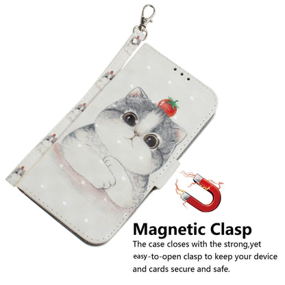 For Google Pixel 9 Pro 3D Colored Horizontal Flip Leather Phone Case(Cute Cat) - Google Cases by buy2fix | Online Shopping UK | buy2fix