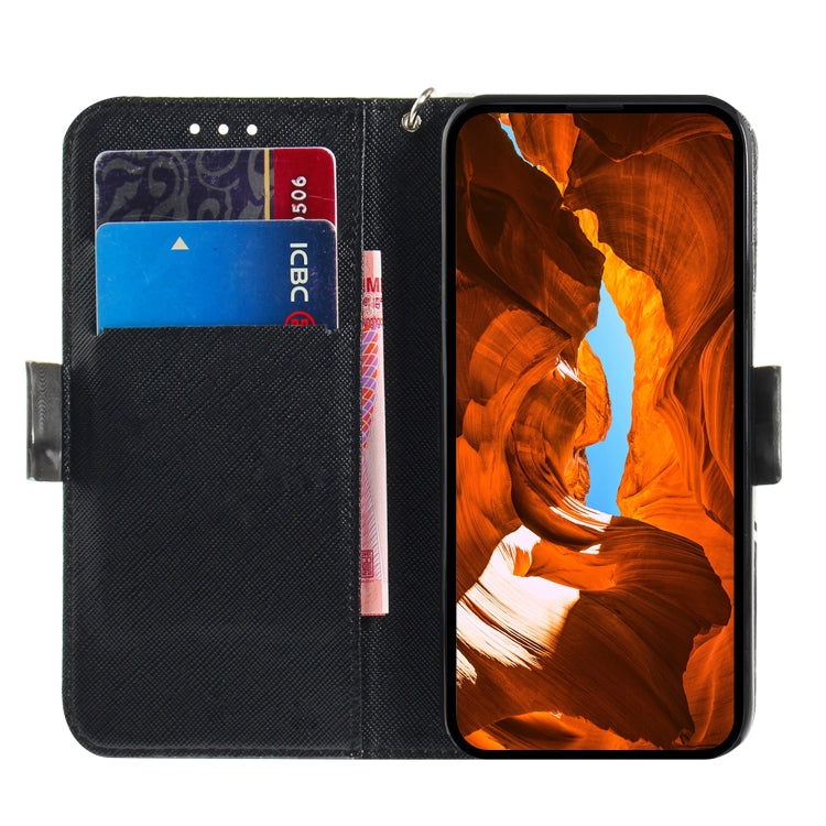 For Google Pixel 9 3D Colored Horizontal Flip Leather Phone Case(Hug Cat) - Google Cases by buy2fix | Online Shopping UK | buy2fix