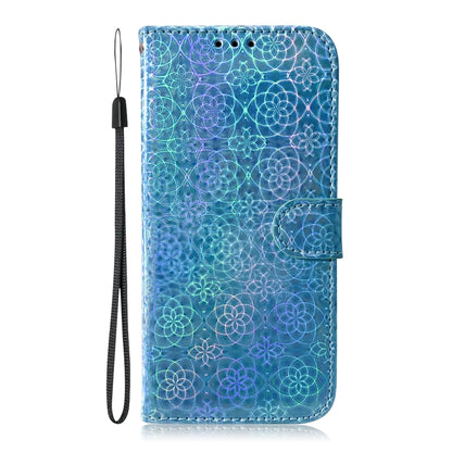 For Google Pixel 9 Colorful Magnetic Buckle Leather Phone Case(Blue) - Google Cases by buy2fix | Online Shopping UK | buy2fix