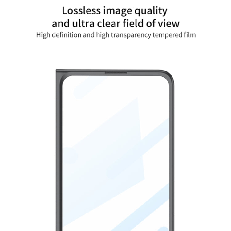 For Samsung Galaxy Z Fold5 5G GKK Integrated Blade Ultra-thin Full Coverage Phone Case(Grey) - Galaxy Z Fold5 Cases by GKK | Online Shopping UK | buy2fix