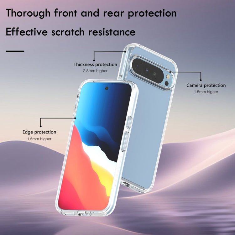 For ?Google Pixel 9 Pro Terminator Style Shockproof Phone Case(Transparent) - Google Cases by buy2fix | Online Shopping UK | buy2fix