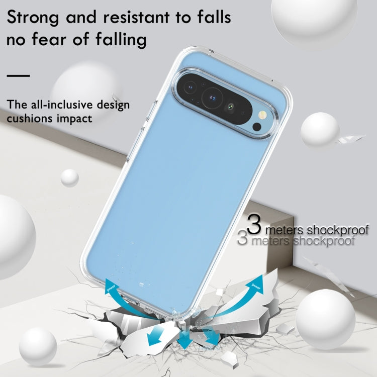 For ?Google Pixel 9 Pro Terminator Style Shockproof Phone Case(Transparent) - Google Cases by buy2fix | Online Shopping UK | buy2fix