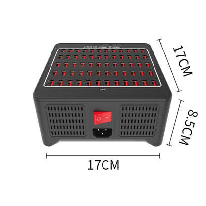 YFY-A78 300W 60 Ports USB Smart Charging Station(UK Plug) - Multifunction Charger by buy2fix | Online Shopping UK | buy2fix