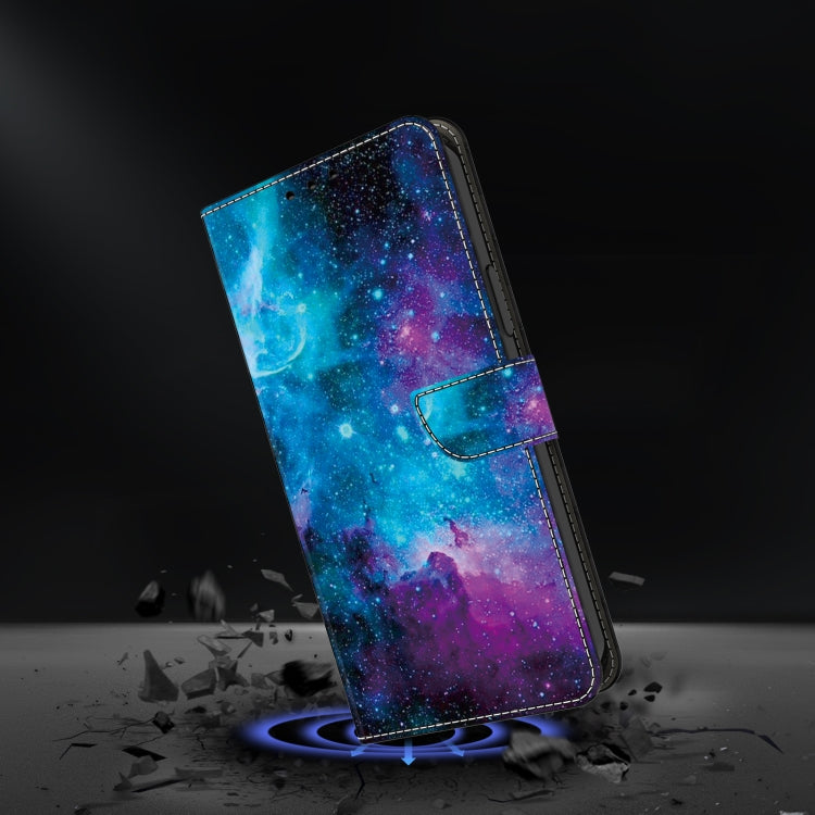 For Google Pixel 9 Crystal Painted Leather Phone case(Starry Sky) - Google Cases by buy2fix | Online Shopping UK | buy2fix