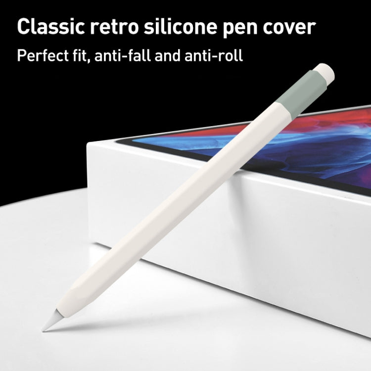 For Apple Pencil USB-C Pencil Style Liquid Silicone Stylus Case(Coffee) - Pencil Accessories by buy2fix | Online Shopping UK | buy2fix