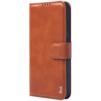 For Samsung Galaxy S24+ 5G IMAK Count Series Flip Leather Phone Case(Brown) - Galaxy S24+ 5G Cases by imak | Online Shopping UK | buy2fix