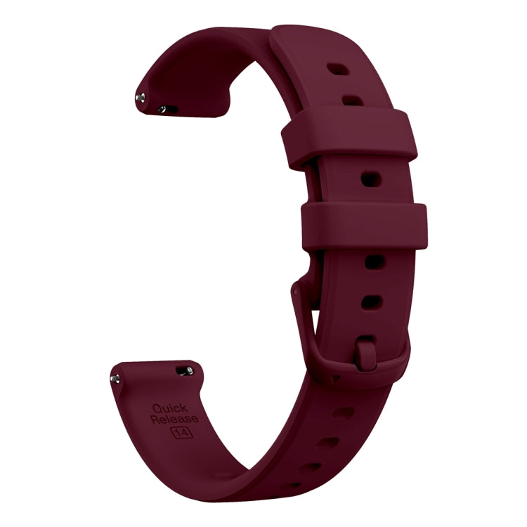 For Garmin Lily 2 Silicone Watch Band Wristband(Wine Red) - Watch Bands by buy2fix | Online Shopping UK | buy2fix