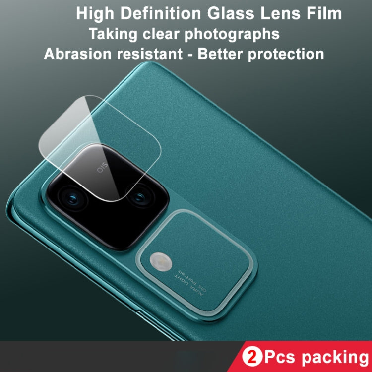 For vivo V30 5G/V30 Pro 5G/S18 5G/S18 Pro 5G 2pcs/Set imak HD Glass Rear Camera Lens Film - For Vivo by imak | Online Shopping UK | buy2fix