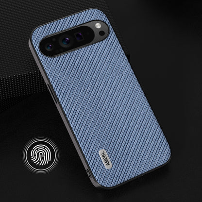 For Google Pixel 9 Pro ABEEL Carbon Fiber Texture Protective Phone Case(Light Blue) - Google Cases by buy2fix | Online Shopping UK | buy2fix