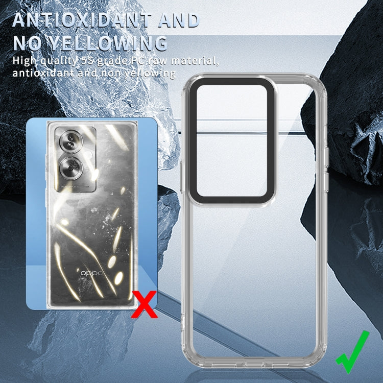 For OPPO A79 5G Global/A2 5G Transparent Acrylic + TPU Shockproof Phone Case(Transparent) - OPPO Cases by buy2fix | Online Shopping UK | buy2fix