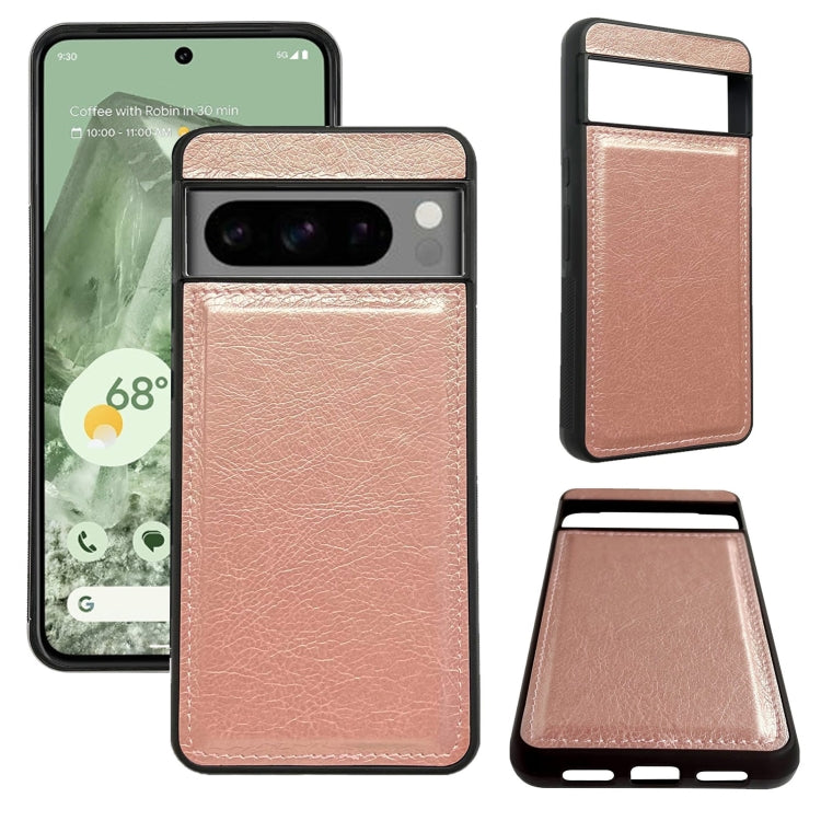 For Google Pixel 9 Pro XL Multifunctional 7-Card Wallet Leather Phone Case(Rose Gold) - Google Cases by buy2fix | Online Shopping UK | buy2fix