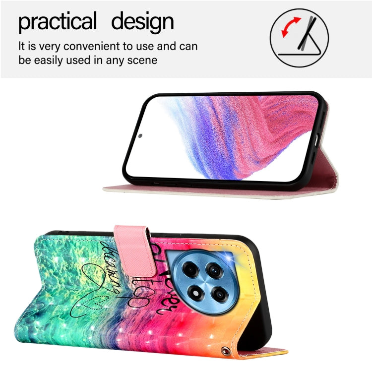 For OnePlus 12 5G Global 3D Painting Horizontal Flip Leather Phone Case(Chasing Dreams) - OnePlus Cases by buy2fix | Online Shopping UK | buy2fix