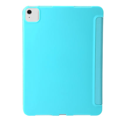 For iPad Air 11 2024 TPU Deformation Flip Leather Tablet Case with Holder(Mint Blue) - iPad Air 11 2024 Cases by buy2fix | Online Shopping UK | buy2fix