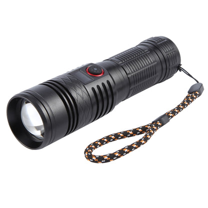 816 20W Spotlight 2000LM Telescopic Zoom LED Flashlight(Black) - LED Flashlight by buy2fix | Online Shopping UK | buy2fix