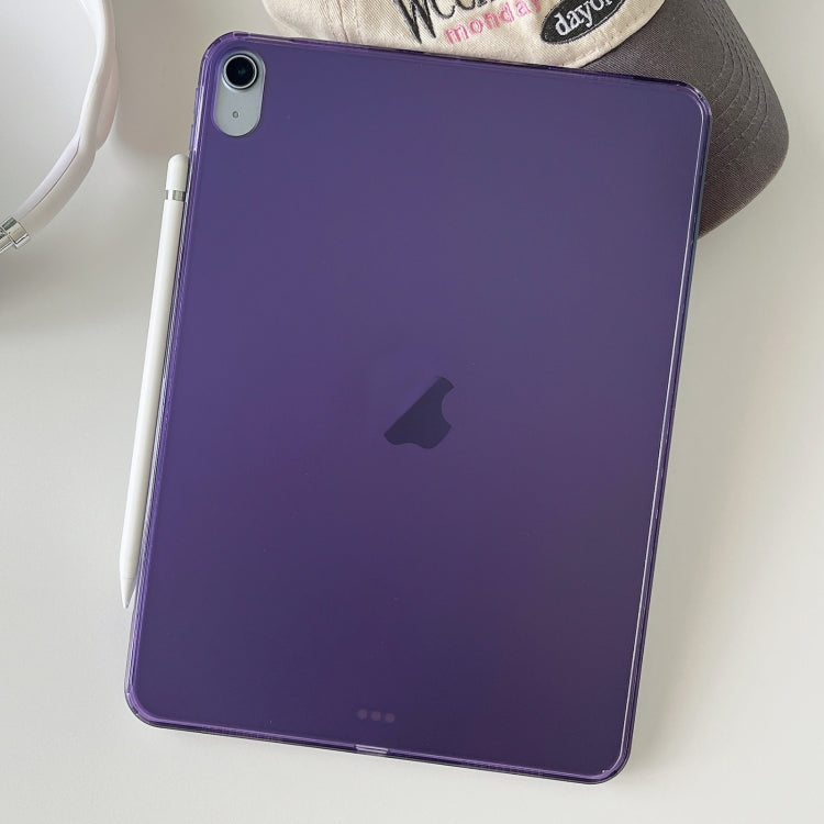 For iPad Air 11 2024 / Air 2022 10.9 Skin-feeling Crystal Clear Acrylic Tablet Case(Purple) - iPad Air 11 2024 Cases by buy2fix | Online Shopping UK | buy2fix