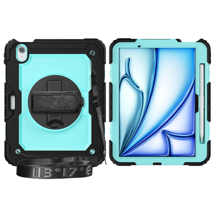 For iPad Air 11 2024 Silicone + PC Tablet Protective Case(Light Blue+Black) - iPad Air 11 2024 Cases by buy2fix | Online Shopping UK | buy2fix