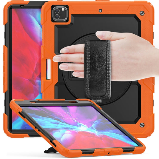 For iPad Pro 13 2024 Silicone + PC Tablet Protective Case(Orange+Black) - iPad Pro 13 2024 Cases by buy2fix | Online Shopping UK | buy2fix