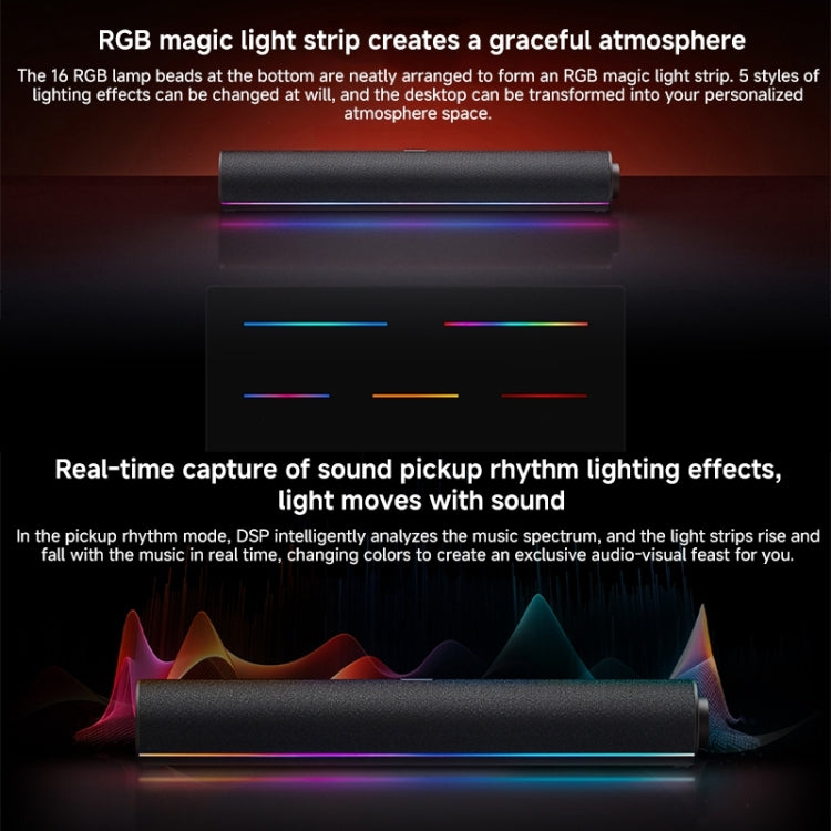 Xiaomi Redmi Computer Bluetooth Speaker with RGB Ambience Light(Black) -  by Xiaomi | Online Shopping UK | buy2fix