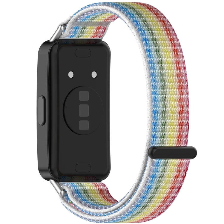 For Huawei Band 9 / 9 NFC / 8 / 8 NFC Nylon Loop Hook and Loop Fastener Watch Band(Colorful) - Watch Bands by buy2fix | Online Shopping UK | buy2fix