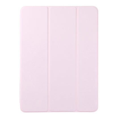 For iPad Pro 13 2024 Double-sided Clip Non-buckle Magnetic PU Smart Tablet Case(Pink) - iPad Air 13 2025 / 2024 Cases by buy2fix | Online Shopping UK | buy2fix