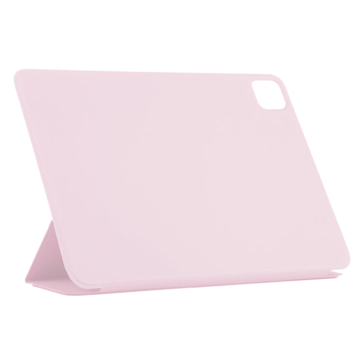 For iPad Pro 13 2024 Double-sided Clip Non-buckle Magnetic PU Smart Tablet Case(Pink) - iPad Air 13 2025 / 2024 Cases by buy2fix | Online Shopping UK | buy2fix