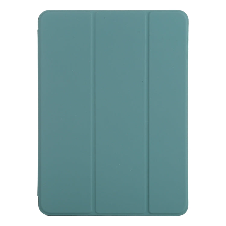 For iPad Air 11 2025 / 2024 Double-sided Clip Non-buckle Magnetic PU Smart Tablet Case(Green) - iPad Air 11 2025 / 2024 Cases by buy2fix | Online Shopping UK | buy2fix