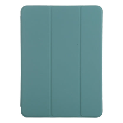 For iPad Air 11 2025 / 2024 Double-sided Clip Non-buckle Magnetic PU Smart Tablet Case(Green) - iPad Air 11 2025 / 2024 Cases by buy2fix | Online Shopping UK | buy2fix