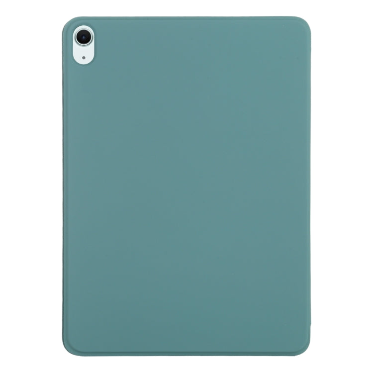 For iPad Air 11 2025 / 2024 Double-sided Clip Non-buckle Magnetic PU Smart Tablet Case(Green) - iPad Air 11 2025 / 2024 Cases by buy2fix | Online Shopping UK | buy2fix