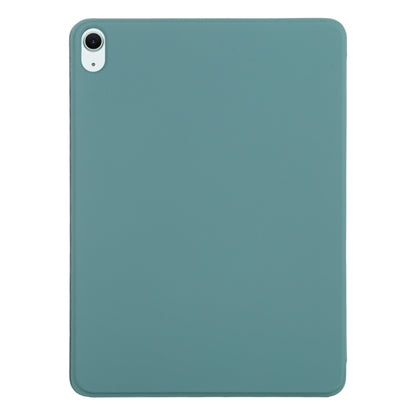 For iPad Air 11 2025 / 2024 Double-sided Clip Non-buckle Magnetic PU Smart Tablet Case(Green) - iPad Air 11 2025 / 2024 Cases by buy2fix | Online Shopping UK | buy2fix