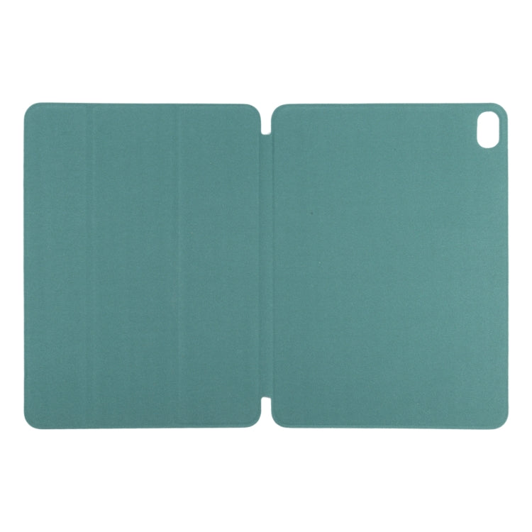 For iPad Air 11 2025 / 2024 Double-sided Clip Non-buckle Magnetic PU Smart Tablet Case(Green) - iPad Air 11 2025 / 2024 Cases by buy2fix | Online Shopping UK | buy2fix