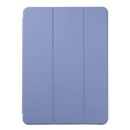 For iPad Air 11 2025 / 2024 Double-sided Clip Non-buckle Magnetic PU Smart Tablet Case(Purple) - iPad Air 11 2025 / 2024 Cases by buy2fix | Online Shopping UK | buy2fix