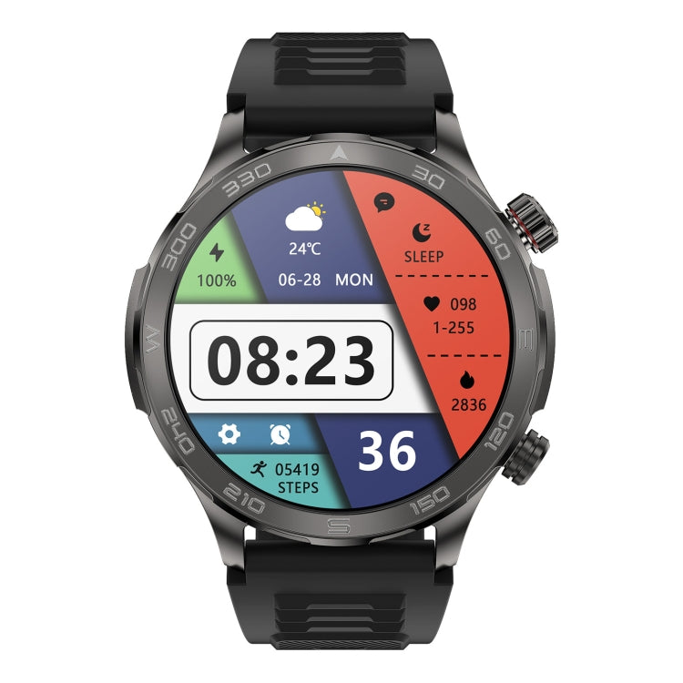 DK67 1.53 inch IP67 BT 5.0 Fitness Sport Smart Watch, Support Bluetooth Call / Sleep / Blood Oxygen / Heart Rate / Blood Pressure Health Monitor(Black) - Smart Watches by buy2fix | Online Shopping UK | buy2fix