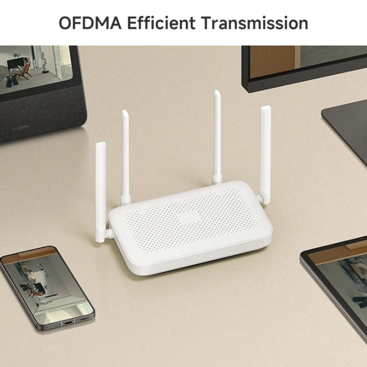 Xiaomi AX1500 4-channel Independent Signal Amplifier WiFi 6 Dual Band Router, US Plug(White) - Wireless Routers by Xiaomi | Online Shopping UK | buy2fix