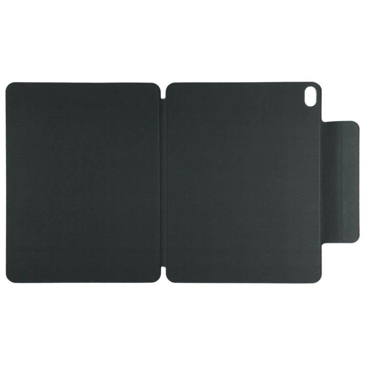 For iPad Air 11 2024 Double-sided Clip Fixed Buckle Magnetic PU Leather Smart Tablet Case(Black) - iPad Air 11 2024 Cases by buy2fix | Online Shopping UK | buy2fix