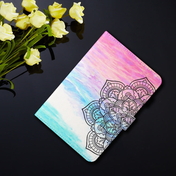 For iPad Pro 11 2024 Coloured Drawing Stitching Smart Leather Tablet Case(Colorful Mandala) - iPad Pro 11 2024 Cases by buy2fix | Online Shopping UK | buy2fix