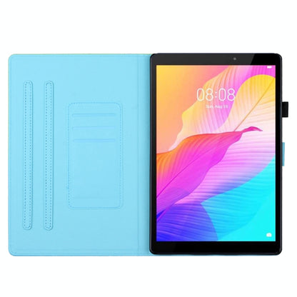 For iPad Pro 11 2024 Stitching Gradient Smart Leather Tablet Case(Green Blue) - iPad Pro 11 2024 Cases by buy2fix | Online Shopping UK | buy2fix