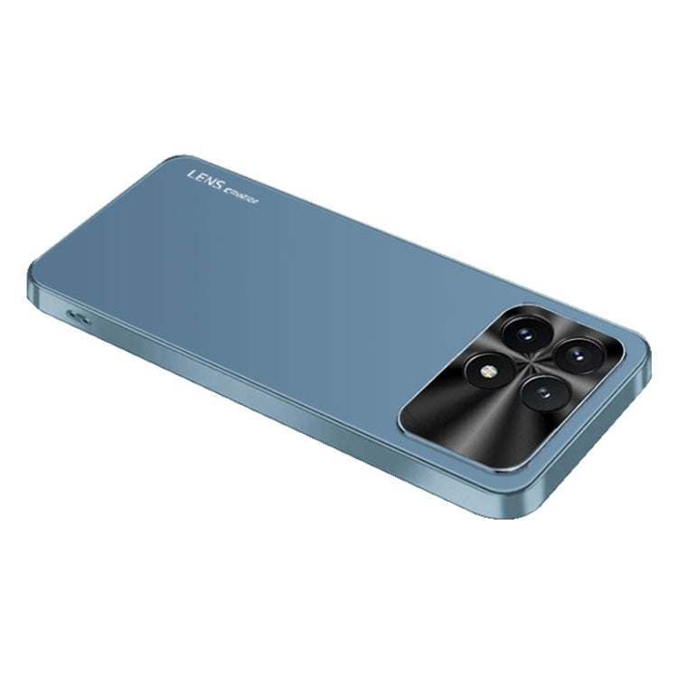 For Xiaomi Redmi K70 Pro AG Frosted Electroplating Acrylic Phone Case(Navy Blue) - K70 Pro Cases by buy2fix | Online Shopping UK | buy2fix