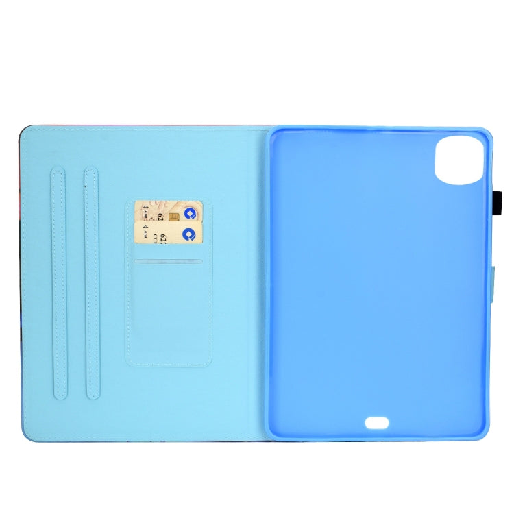 For iPad Pro 11 2024 Painted Stitching Smart Leather Tablet Case(Owl) - iPad Pro 11 2024 Cases by buy2fix | Online Shopping UK | buy2fix