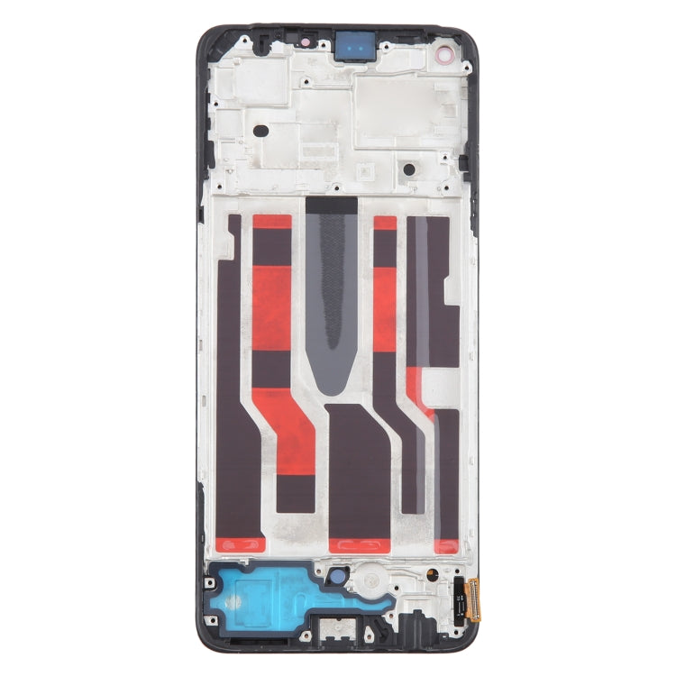 For OPPO Reno7 Z 5G OLED LCD Screen Digitizer Full Assembly with Frame - LCD Screen by buy2fix | Online Shopping UK | buy2fix