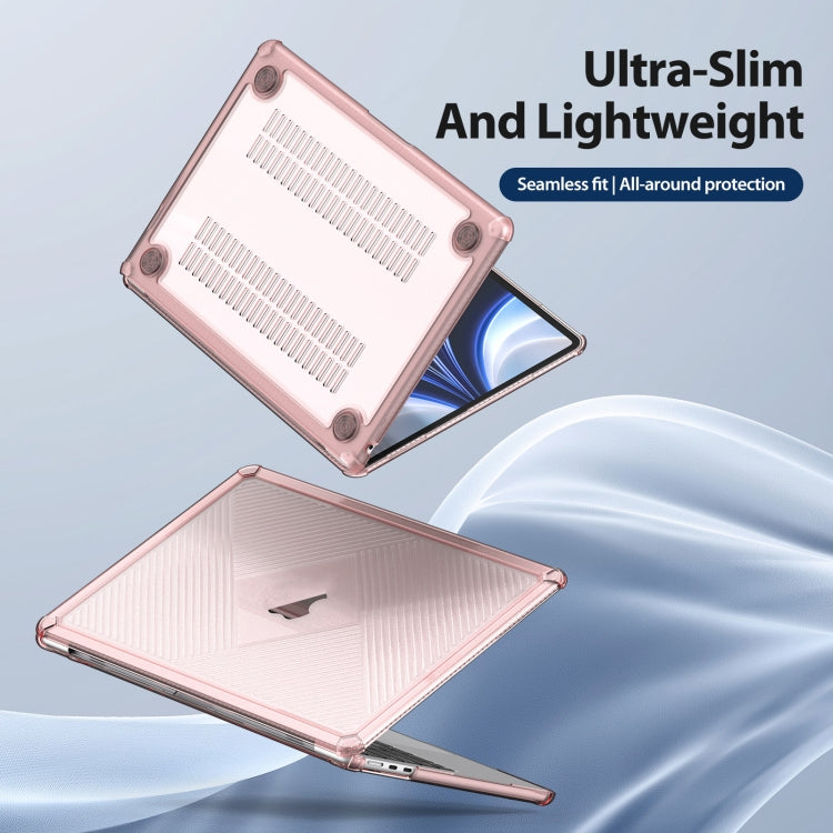 For MacBook Air 15.3 2023/2024 A2941 DUX DUCIS LCGH Laptop Frosted Protective Case(Pink) - MacBook Air Cases by DUX DUCIS | Online Shopping UK | buy2fix