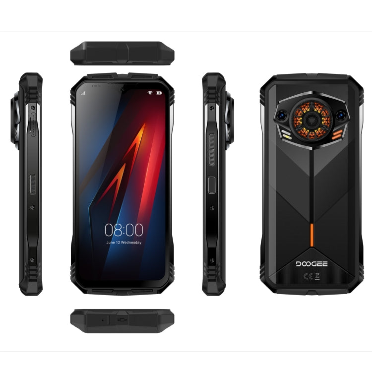 [HK Warehouse] DOOGEE S PUNK Rugged Phone, 6GB+256GB, 6.58 inch Android 14 Spreadtrum T606 Octa Core, Network: 4G, OTG, NFC(Black) - DOOGEE by DOOGEE | Online Shopping UK | buy2fix